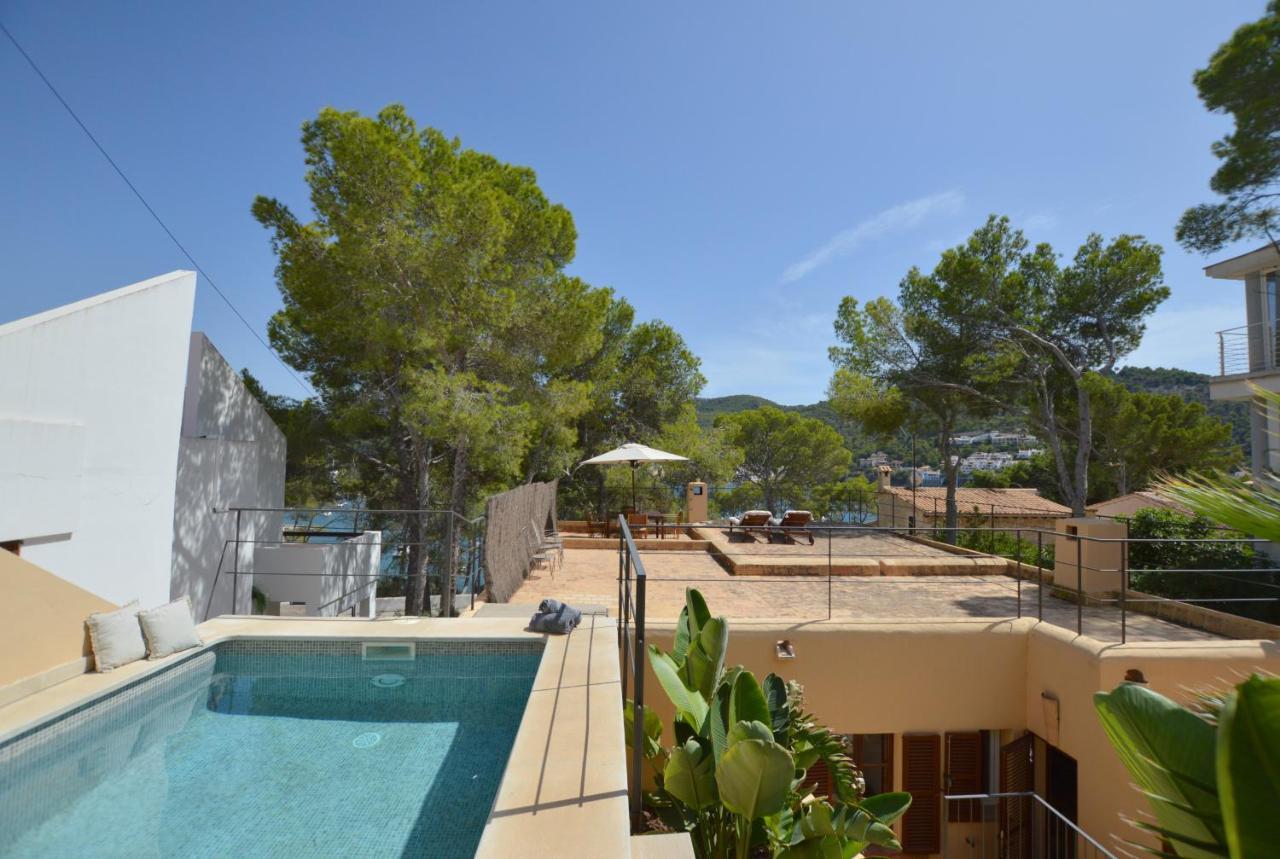 Private Pool With Sea Views In Port Of Andratx Villa Esterno foto